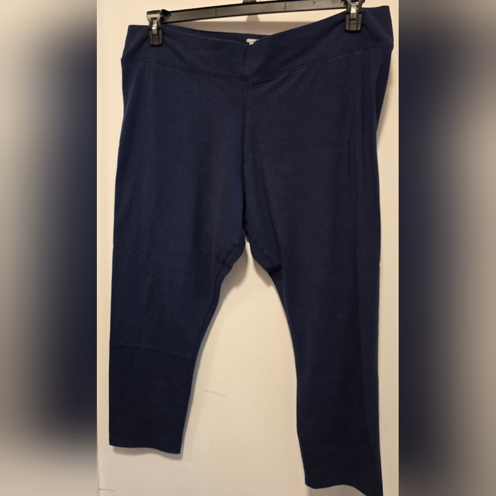 Simply Vera Vera Wang Dark Blue Leggings (L)